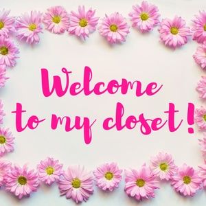 Welcome to my closet!